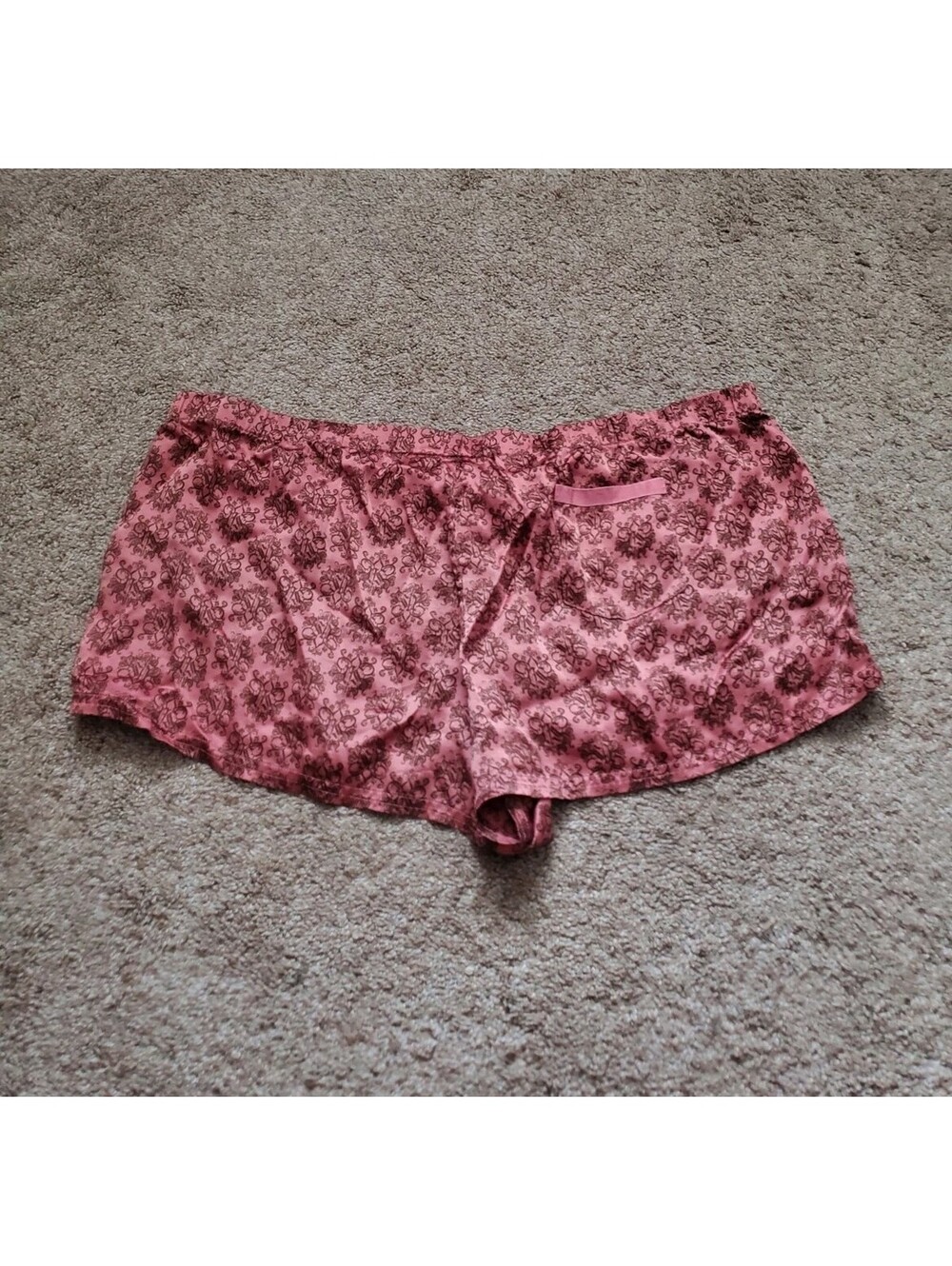 Victoria's Secret 100% Silk Sleep Shorts Drawstring Lounge Pajama Large